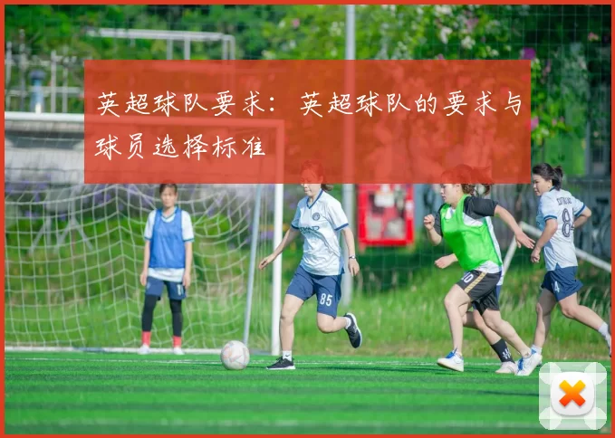 英超球队要求：英超球队的要求与球员选择标准