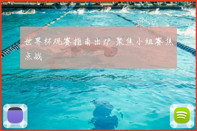 世界杯观赛指南出炉 聚焦小组赛焦点战