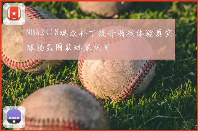 NBA2K18观众补丁提升游戏体验真实球场氛围获玩家认可