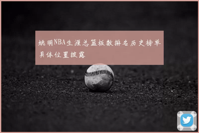 姚明NBA生涯总篮板数排名历史榜单具体位置披露