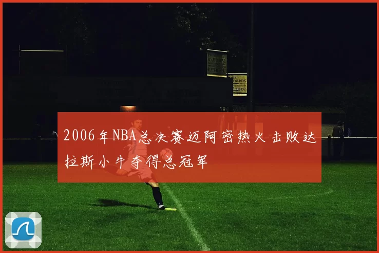 2006年NBA总决赛迈阿密热火击败达拉斯小牛夺得总冠军